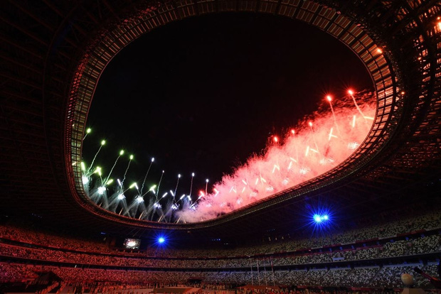 Mãn nhãn với màn pháo hoa tuyệt đẹp khép lại Olympic 2020 - Ảnh 8.