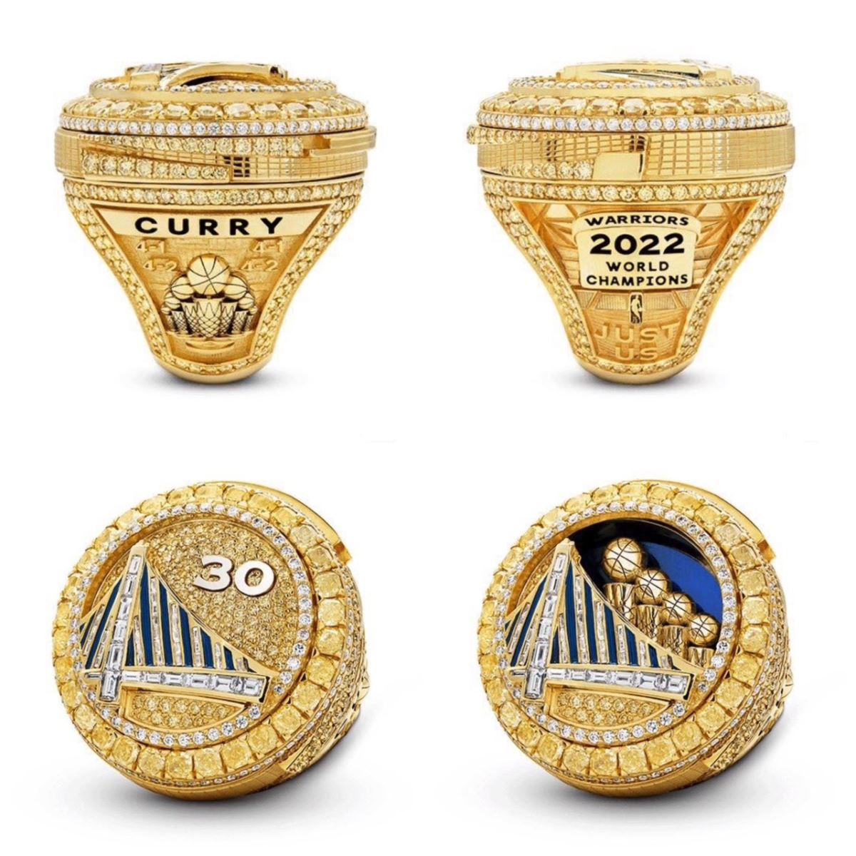 Giải mã những chi tiết thú vị quanh chiếc nhẫn vô địch thứ 7 của Golden State Warriors - Ảnh 4.