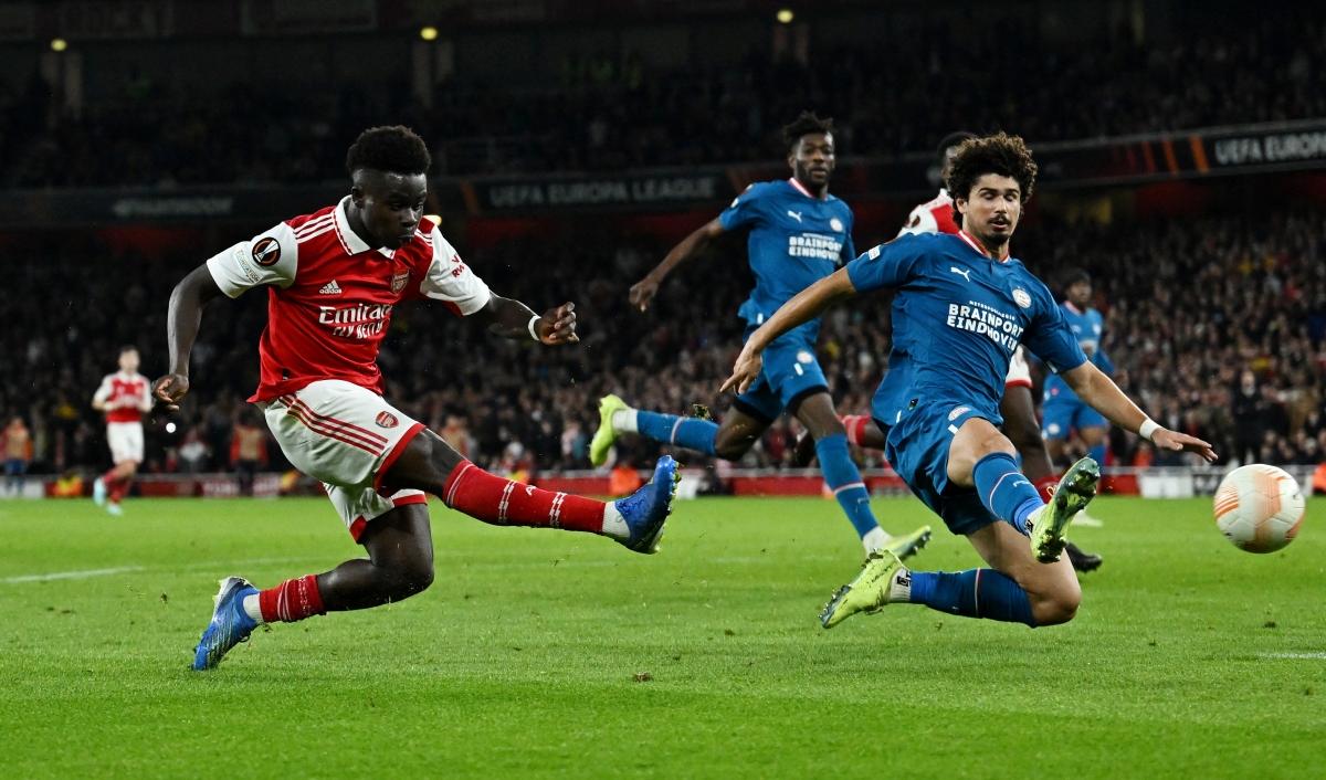 Thắng tối thiểu PSV Eindhoven, Arsenal giành vé đi tiếp ở Europa League - Ảnh 3.