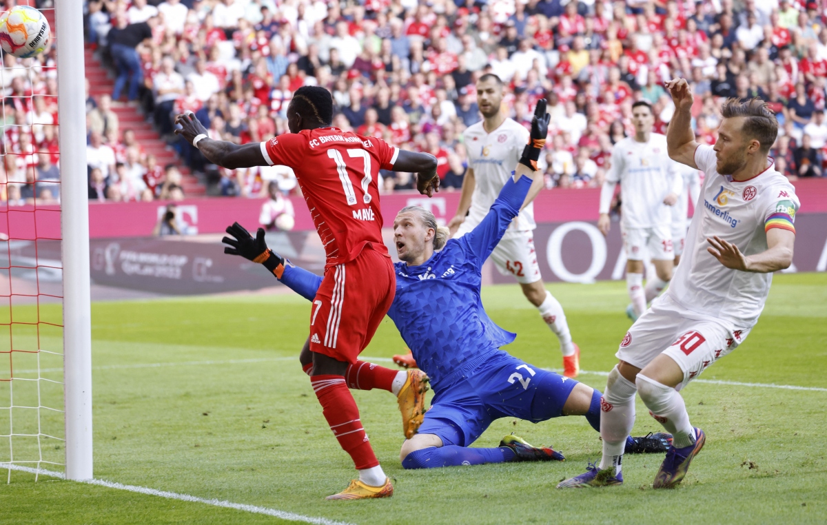 Bayern Munich tạm chiếm ngôi đầu Bundesliga sau khi &quot;đánh tennis&quot; với Mainz - Ảnh 3.