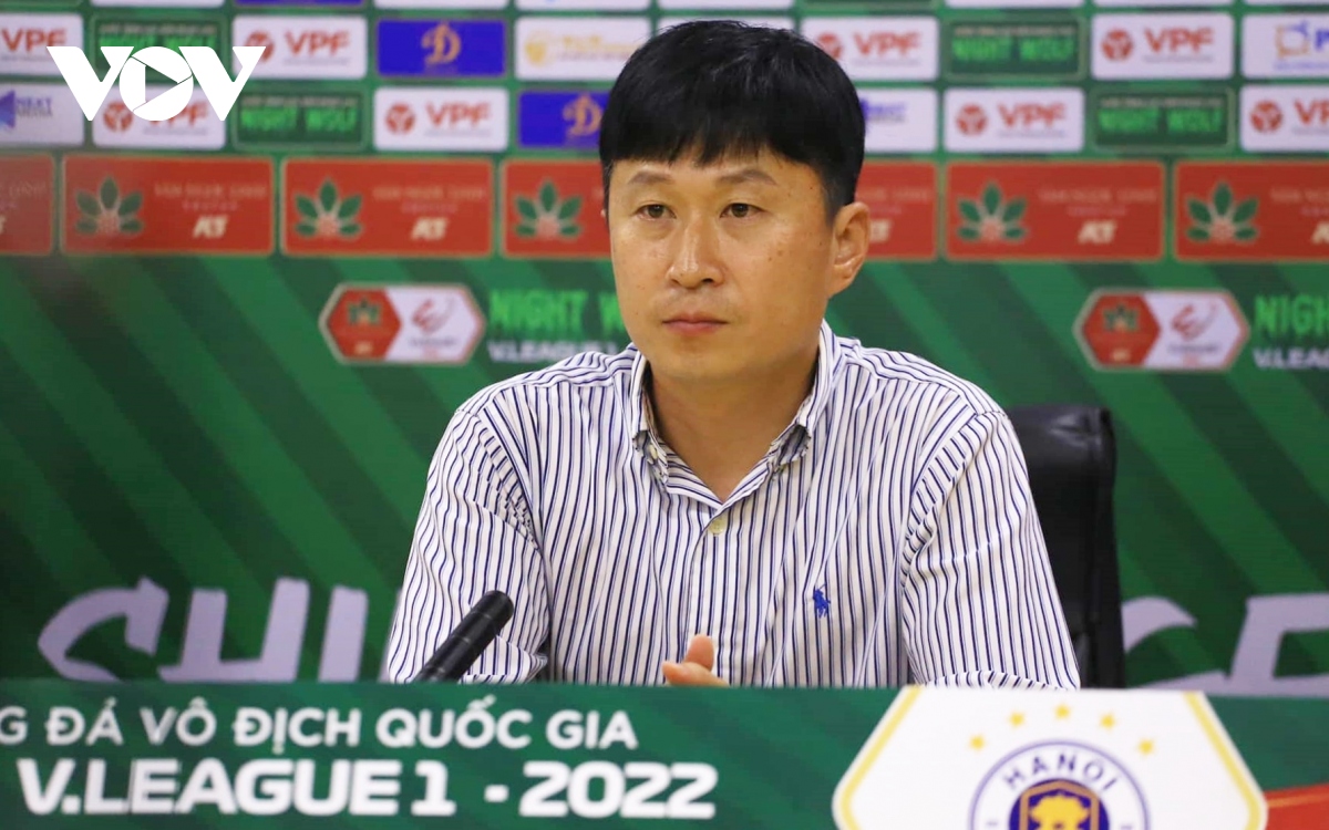 Vòng áp chót V-League 2022: Hà Nội FC vô địch, thầy Hàn đi vào lịch sử? - Ảnh 1.