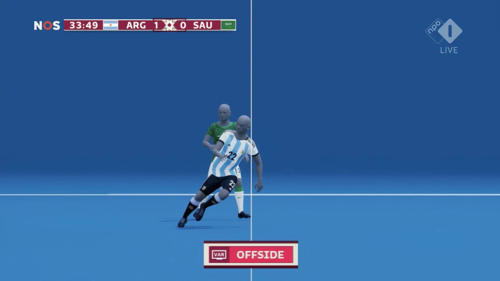Công nghệ bắt việt vị mắc sai lầm, Argentina mất oan 1 bàn thắng - Ảnh 2.