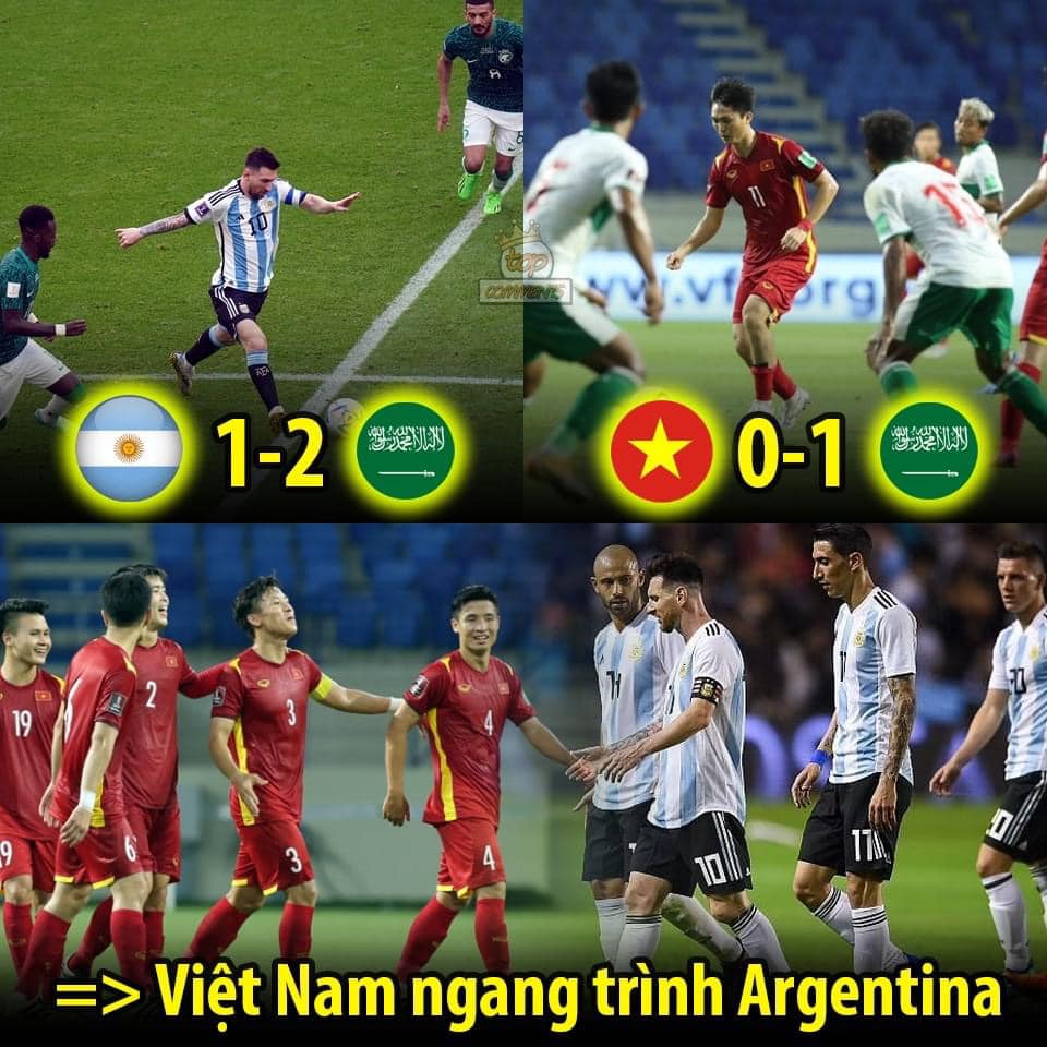 Dân mạng hài hước: 'Messi và Argentina cũng ngang Việt Nam chứ mấy' - Ảnh 3.
