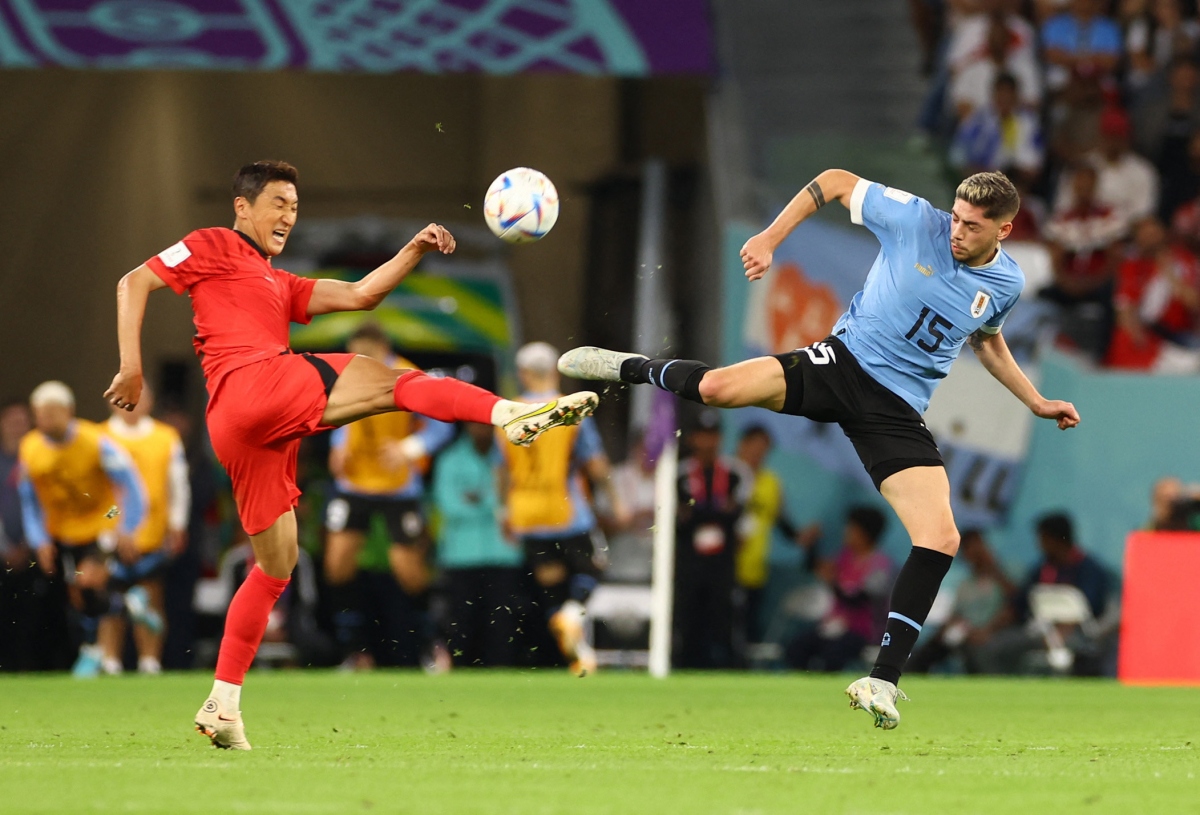 Hàn Quốc lần đầu có điểm trước Uruguay ở World Cup - Ảnh 9.
