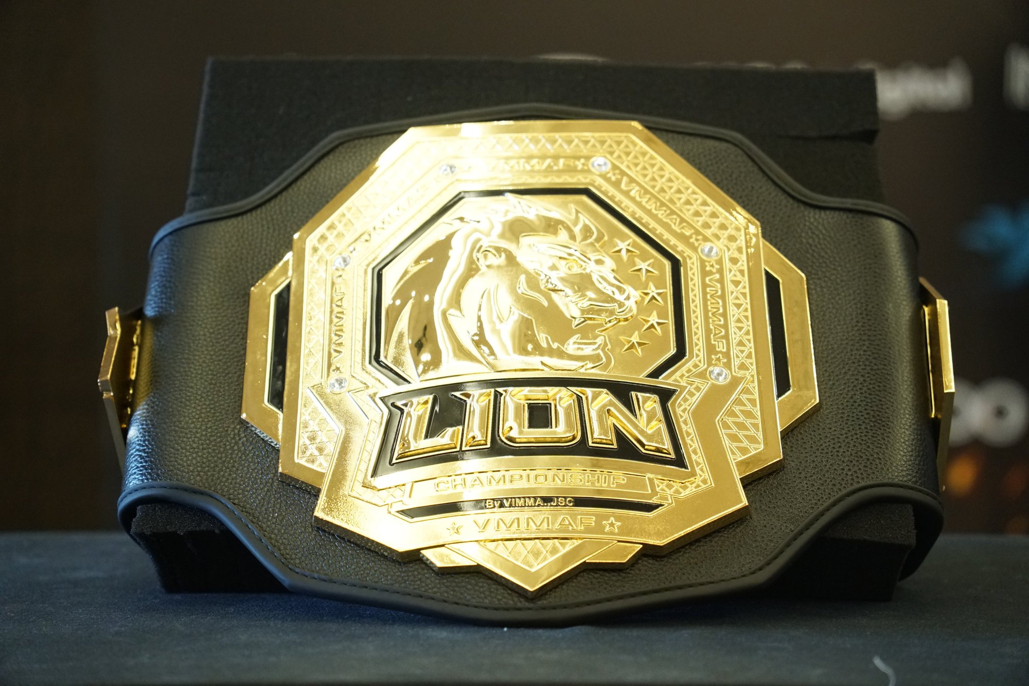 Cận cảnh chiếc đai vô địch của giải đấu LION Championship - Ảnh 3.