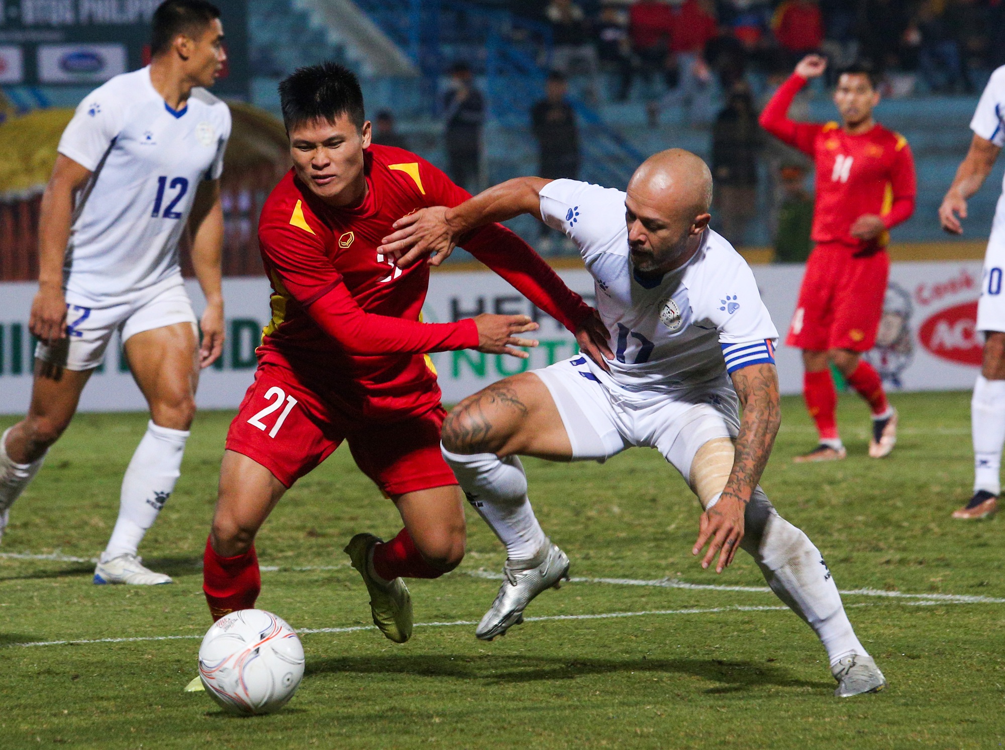 Văn Quyết ghi bàn phút bù giờ giúp đội tuyển Việt Nam thắng 1-0 Philippines - Ảnh 6.