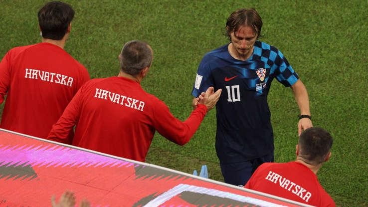 Chùm ảnh: Luka Modric đau đớn và bất lực nhìn Croatia thua Argentina - Ảnh 1.