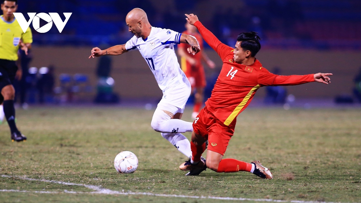 Toàn cảnh: ĐT Việt Nam chạy đà cho AFF Cup 2022 bằng trận thắng Philippines - Ảnh 10.