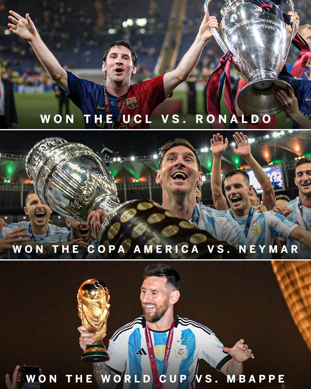 Đừng bỏ lỡ ảnh Messi meme với các hình ảnh siêu hài hước về cuộc đời tuyệt vời của Messi trên sân cỏ. Từ tình huống ghi bàn mở tỷ số cho đến những câu châm biếm vui nhộn, tất cả được tái hiện qua những ảnh meme hài hước và độc đáo.
