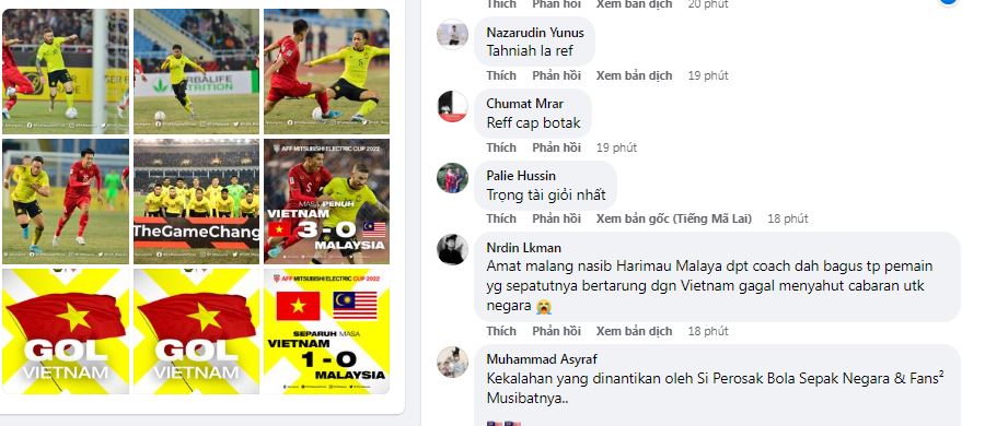 Cổ động viên Malaysia: 'Trọng tài giúp đỡ Việt Nam' - Ảnh 1.