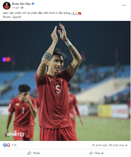Đoàn Văn Hậu khóa bình luận Facebook, Instagram vì bị fan Malaysia, Indonesia 'tấn công' - Ảnh 2.