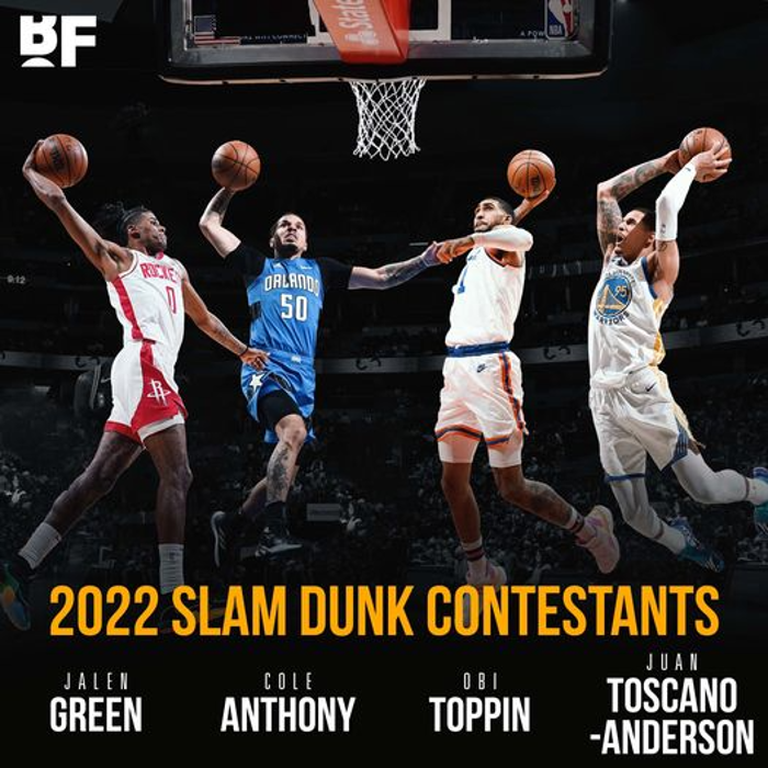 Hé lộ danh sách tham dự NBA Slam Dunk Contest 2022, NHM chê trách ... nhạt - Ảnh 1.