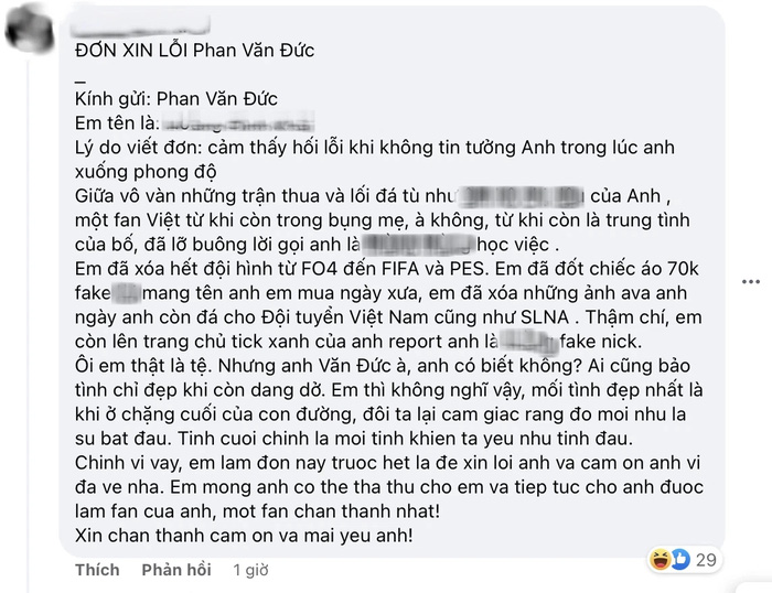 Fan Việt Nam xin lỗi Phan Văn Đức sau khi chứng kiến siêu phẩm trong chiến thắng trước Trung Quốc - Ảnh 3.
