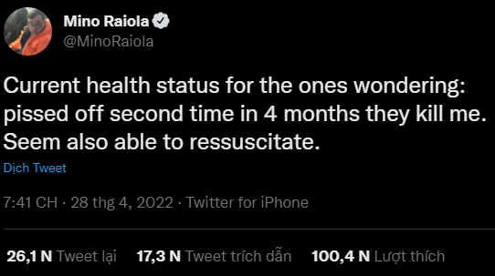 CHÍNH THỨC: Thông tin siêu cò Raiola qua đời là sai sự thật - Ảnh 1.