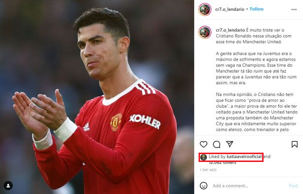 Ronaldo's sister published an article critical of MU - photo 1.