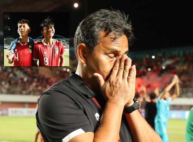 Vào chung kết gặp Việt Nam, cả đội U16 Indonesia lại khóc - Ảnh 1.