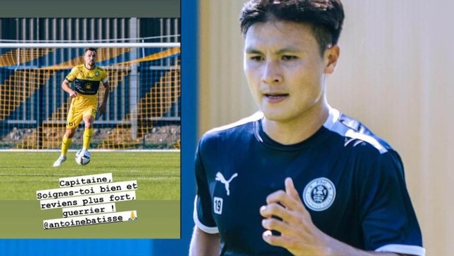Quang Hải gửi thông điệp đặc biệt đến đội trưởng Pau FC - Ảnh 1.