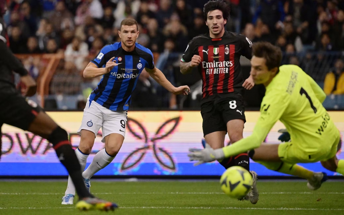 Thắng đậm AC Milan, Inter Milan giành Siêu cúp Italia - Ảnh 3.