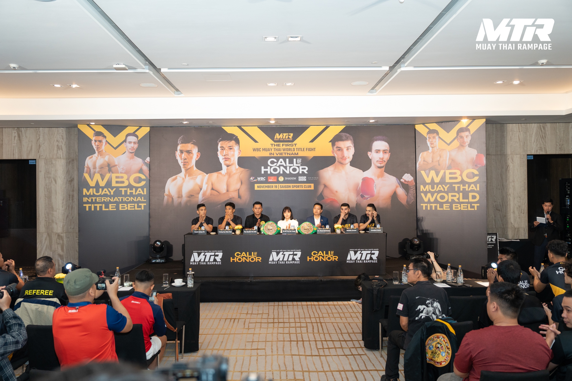 Các võ sĩ sẵn sàng cho sự kiện tranh đai WBC Muay Thai lịch sử - Ảnh 1.