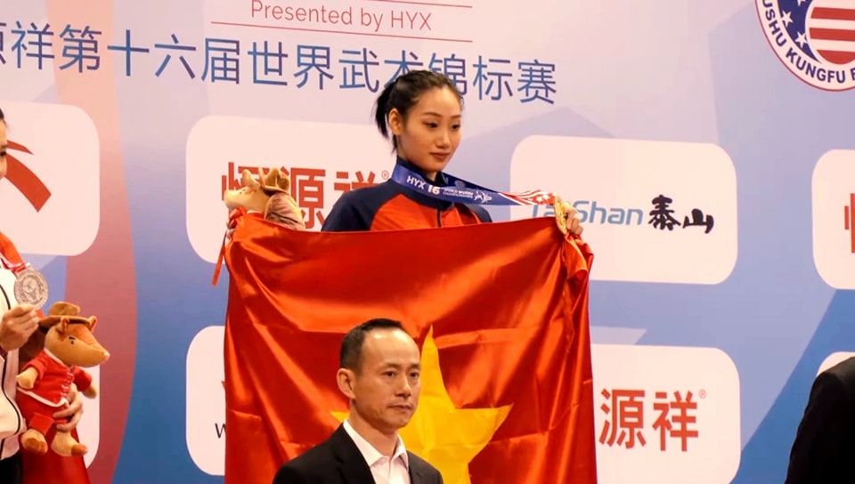 Nhan sắc “Hot girl” wushu Phương Nhi, người giành 2 HCV ở giải thế giới - Ảnh 1.