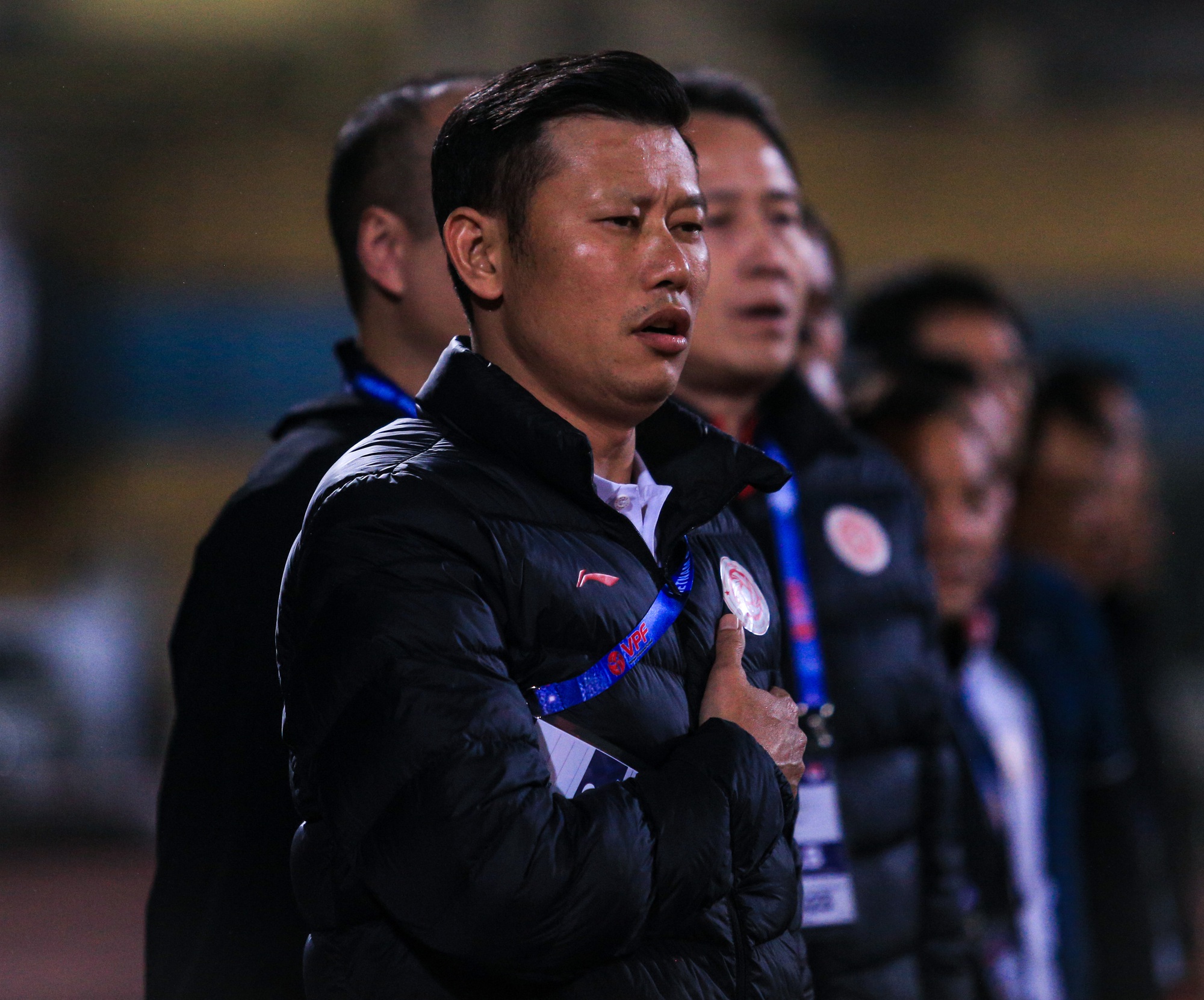 Hoà Hà Nội FC, HLV Thạch Bảo Khanh vẫn dành mưa lời khen cầu thủ Viettel - Ảnh 1.