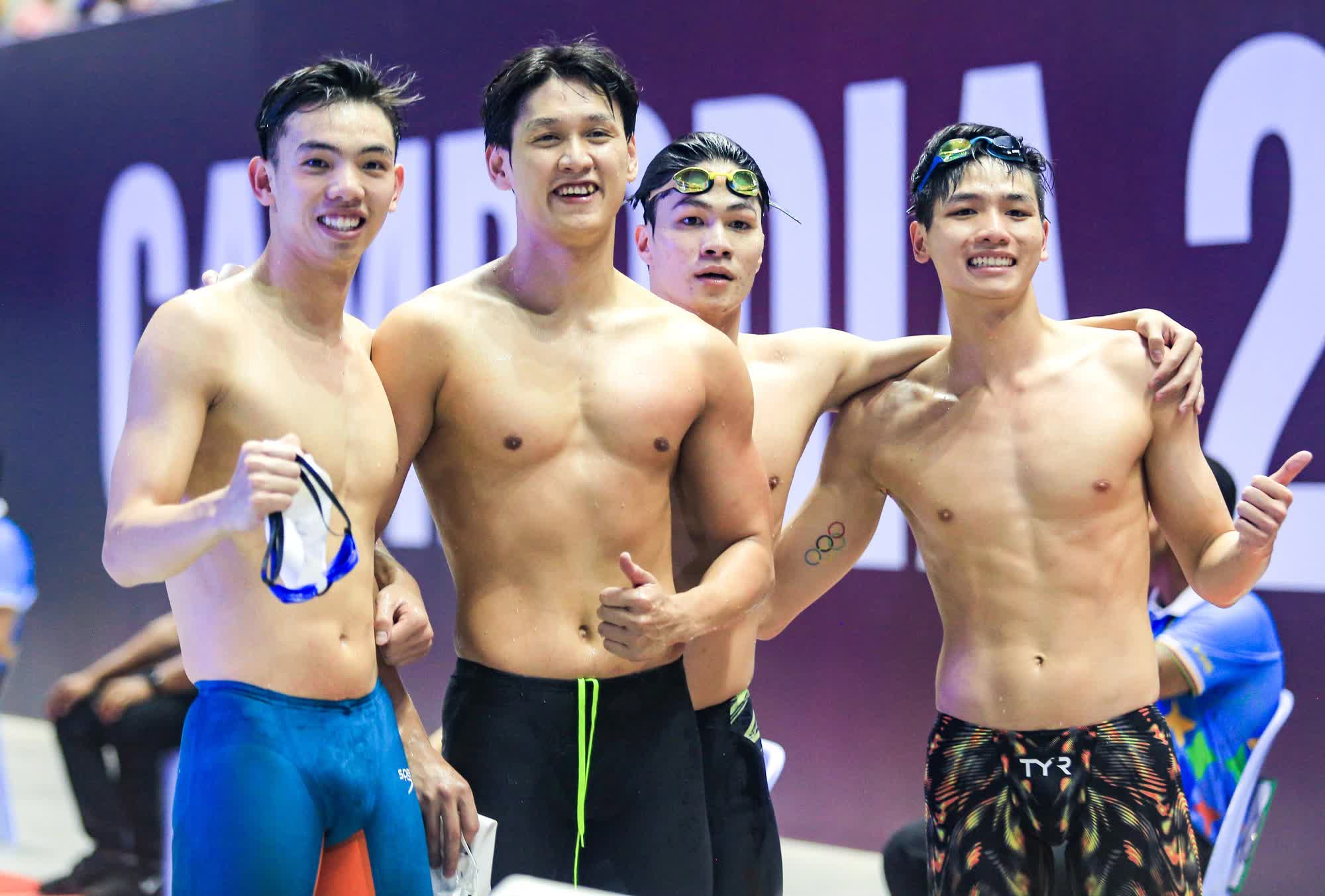 Dàn “hotboy” 6 Múi đội Tuyển Bơi Thi đấu Xuất Thần Giành Hcv Sea Games 32 4637