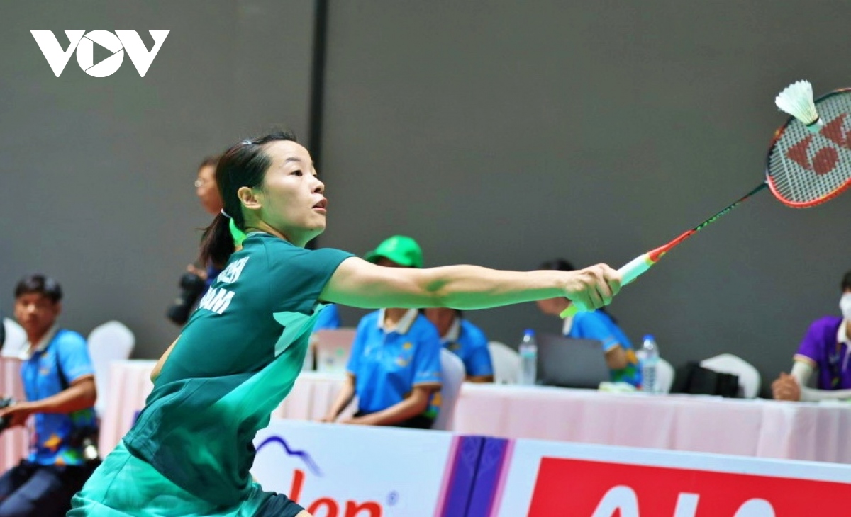 Vũ Thị Trang thua đầy tiếc nuối trước đối thủ Singapore ở SEA Games 32 - Ảnh 11.