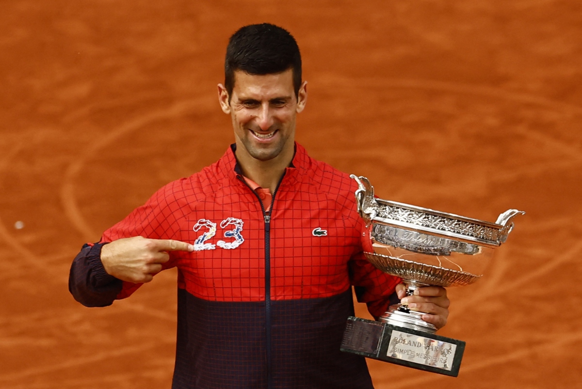 Vô địch Roland Garros 2023, Djokovic lập kỷ lục giành 23 danh hiệu Grand Slam - Ảnh 1.