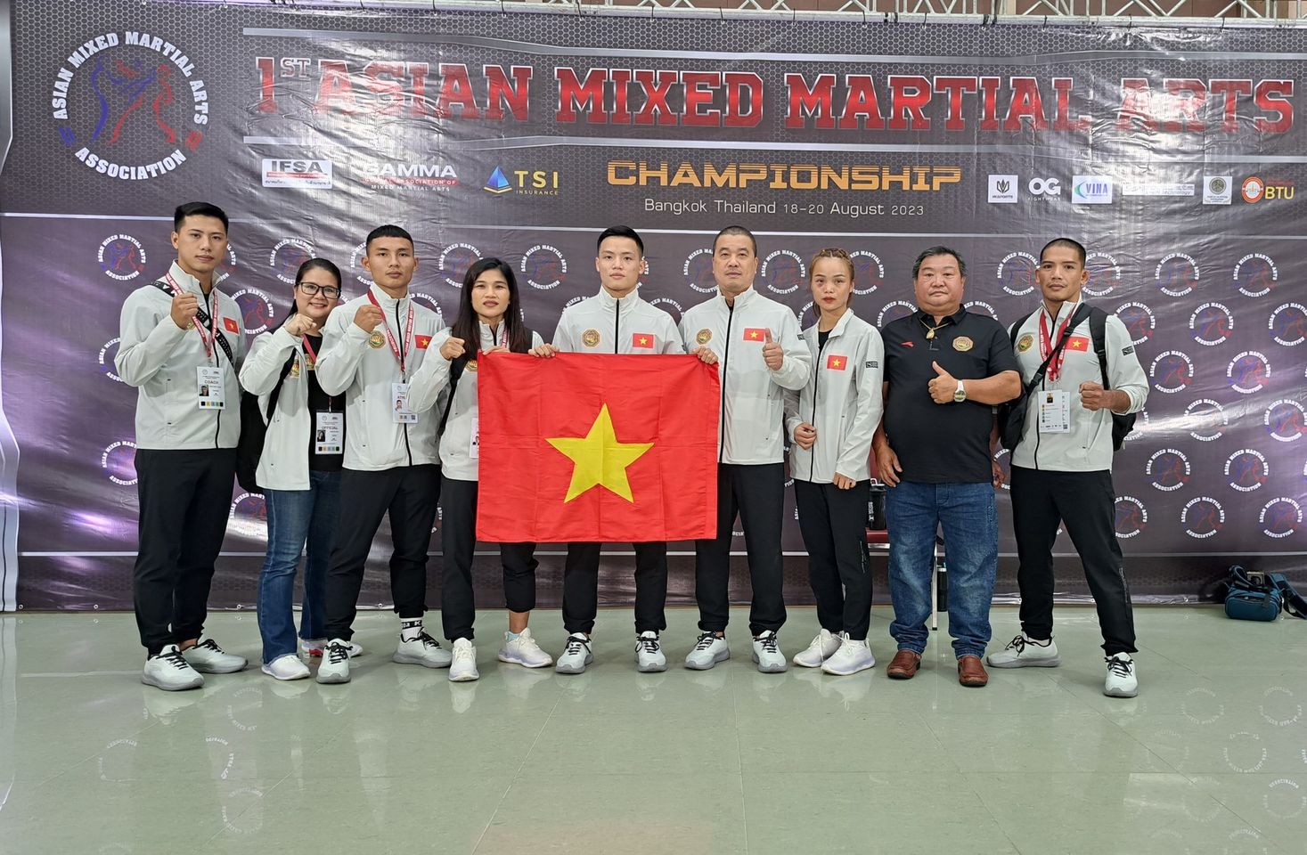 Võ sĩ Nguyễn Tiến Long giành HCV tại giải vô địch MMA châu Á - Ảnh 1.