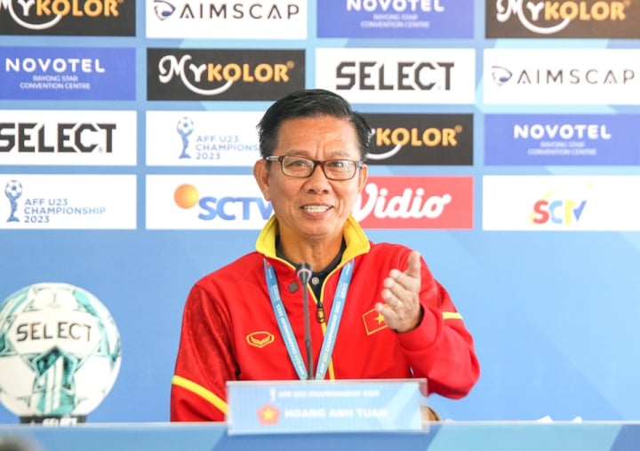 Vô địch U23 Đông Nam Á, HLV Hoàng Anh Tuấn tiết lộ điểm yếu của U23 Indonesia - Ảnh 1.