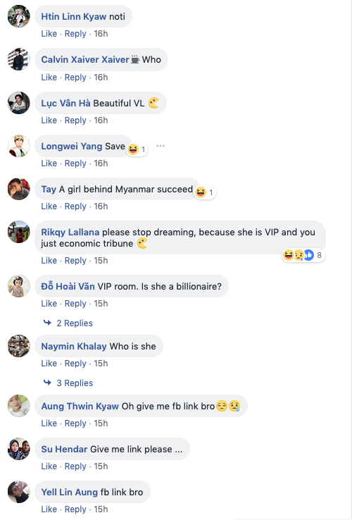 CĐV xinh đẹp người Myanmar bị cộng đồng mạng truy lùng tài khoản Facebook - Ảnh 2.