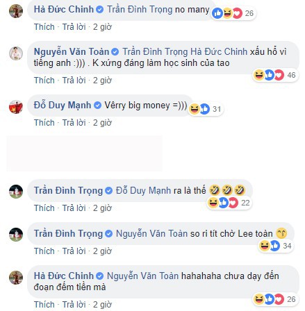 Đức Chinh, Quang Hải diện sơ mi chuẩn soái ca, hội anh em cây khế tuyển Việt Nam vào bình luận hài hước - Ảnh 10.