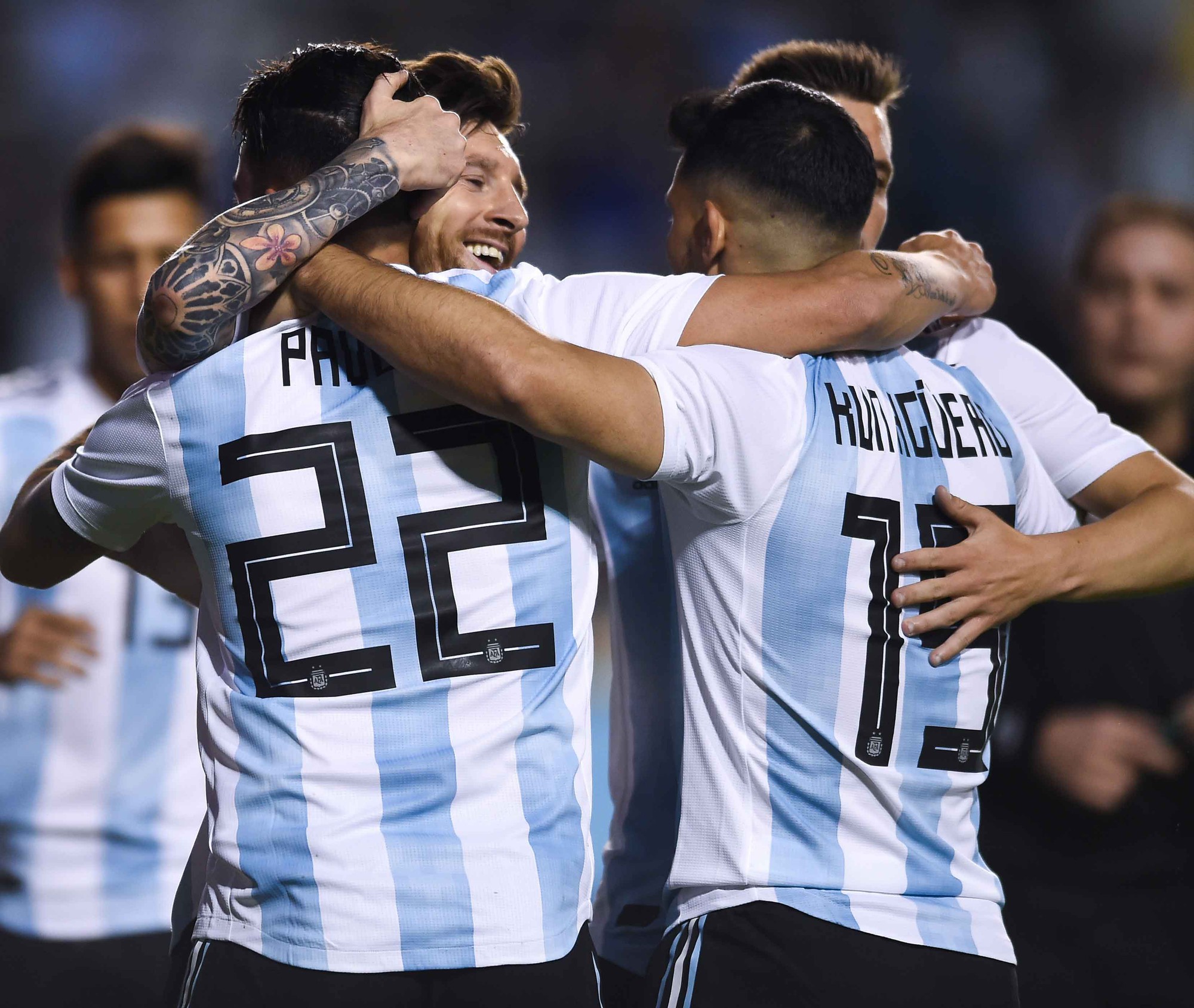 Messi lập hat-trick, Argentina khởi động World Cup bằng chiến thắng 4 sao - Ảnh 13.