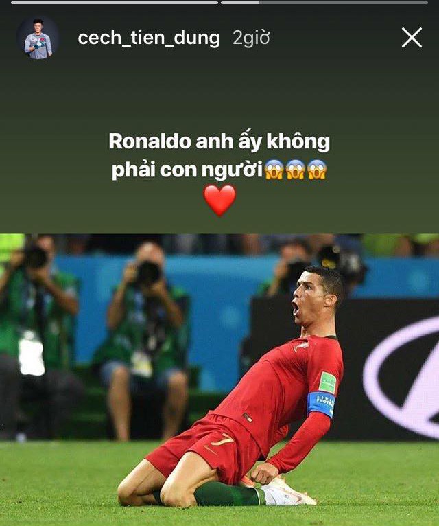 Thủ môn Bùi Tiến Dũng: Ronaldo không phải “con người” - Ảnh 1.