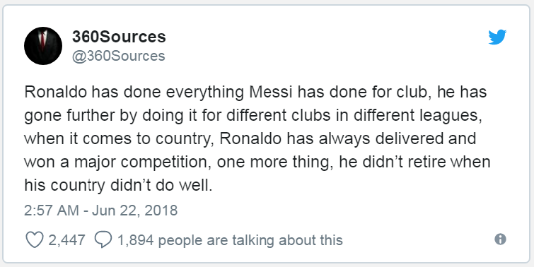 Messi chỉ là con cừu, còn lâu mới bằng được Ronaldo - Ảnh 6.