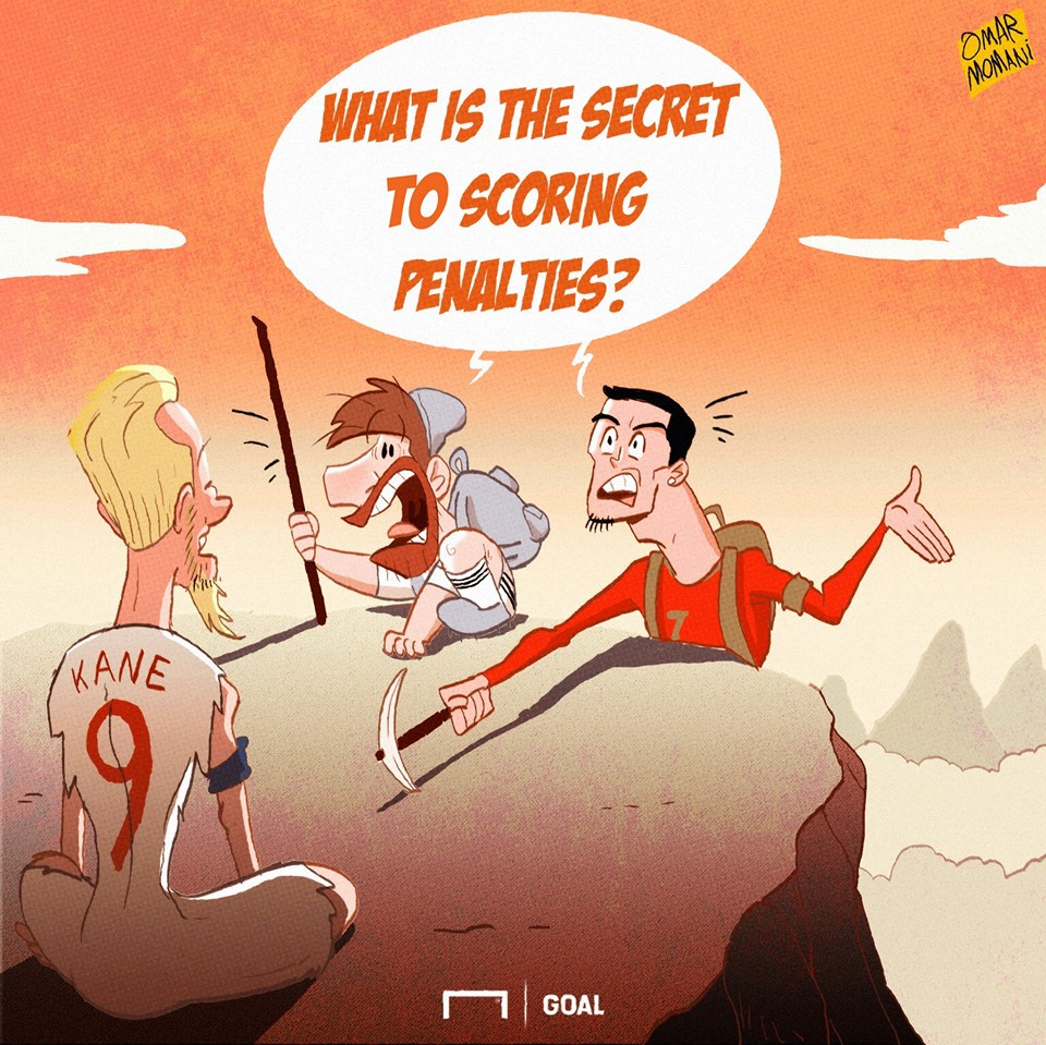 Hí họa Messi và Ronaldo bái sư Harry Kane học cách đá penalty - Ảnh 8.
