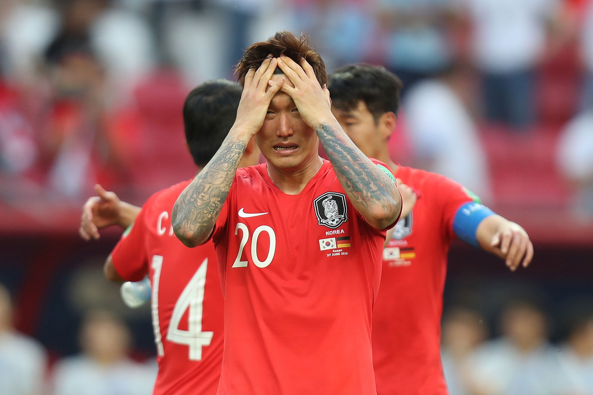 Cầu thủ Hàn Quốc bật khóc, vỡ òa sau chiến tích loại nhà vô địch Đức - Ảnh 6.