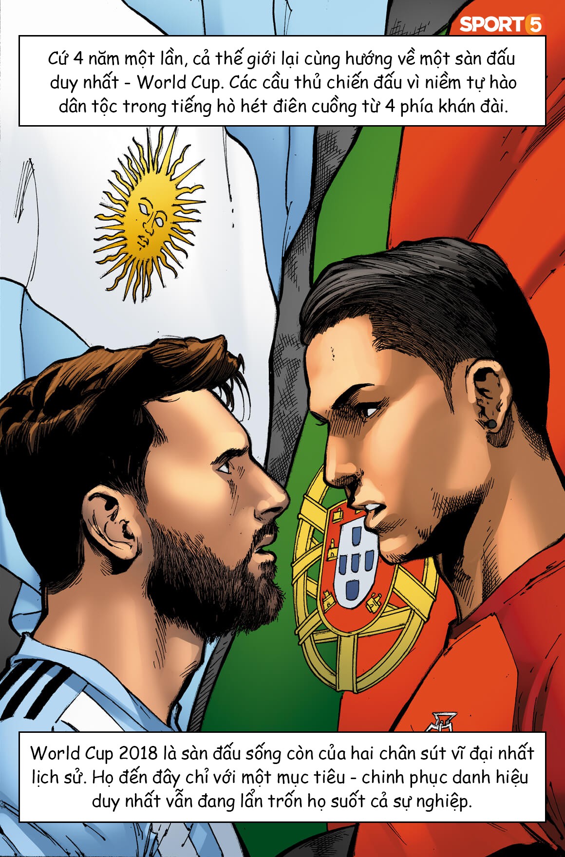 Truyện World Cup phong cách Marvel: Sàn đấu định mệnh của Ronaldo và Messi (chương 1) - Ảnh 1.