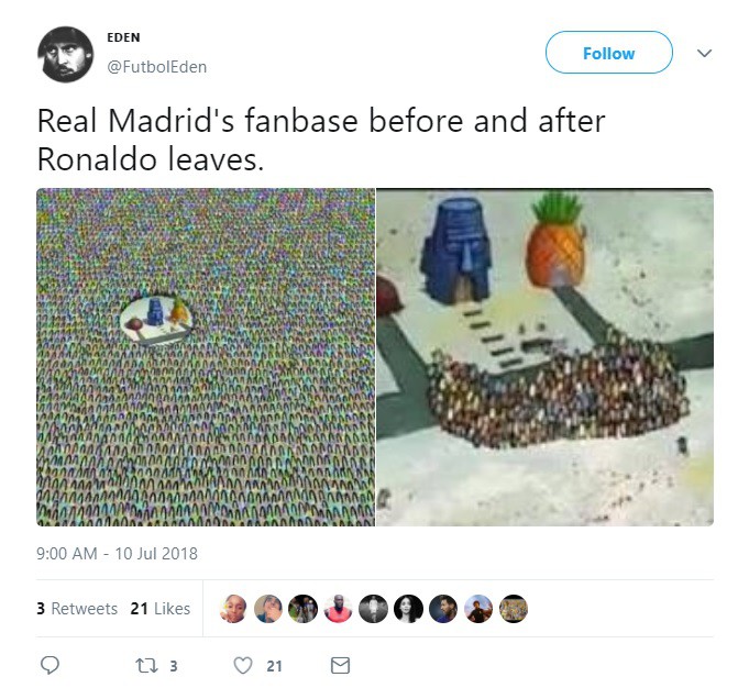 Cộng đồng mạng dự đoán fan phong trào bỏ Real, theo chân Ronaldo tới Juventus - Ảnh 3.