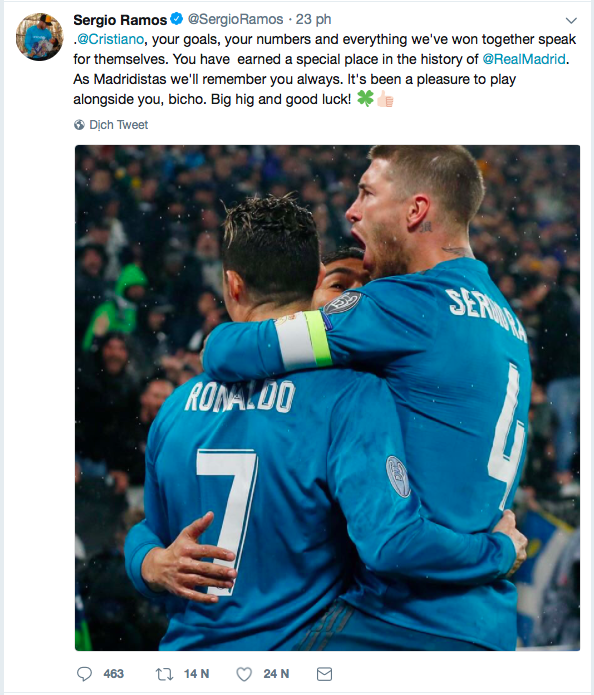 Đồng đội cũ bịn rịn chia tay, đồng đội mới háo hức chào đón Ronaldo sang Juventus - Ảnh 1.