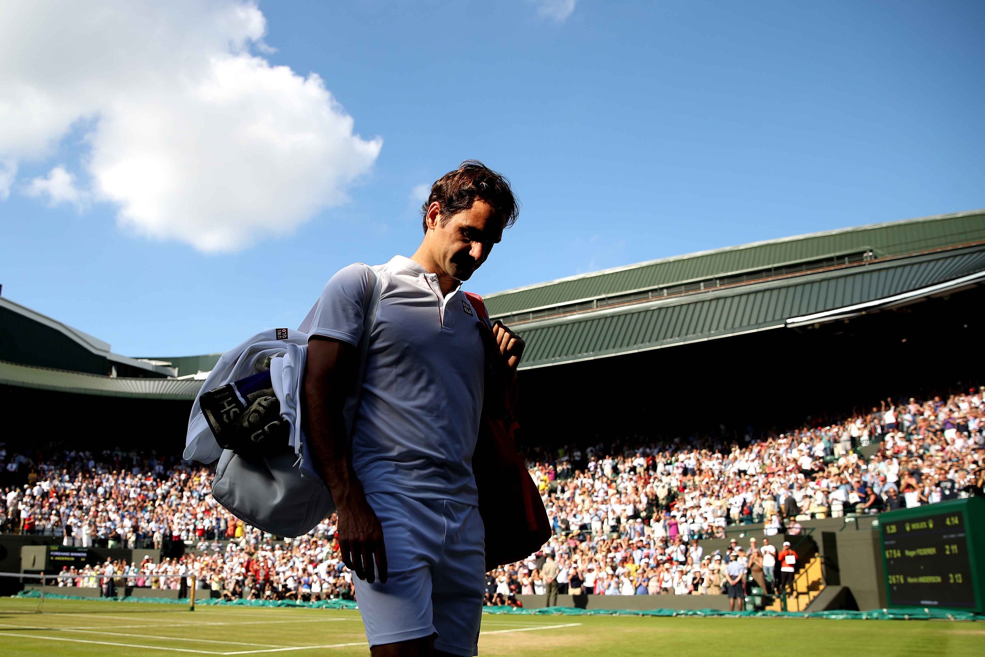 Federer thua ngược đau đớn, Nadal đối đầu Djokovic ở bán kết Wimbledon - Ảnh 8.