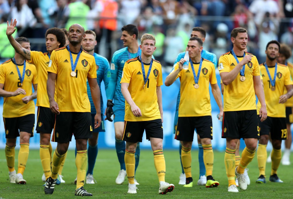 Hazard và đồng đội vui vẻ ăn mừng thành tích tốt nhất lịch sử dự World Cup của ĐT Bỉ - Ảnh 10.