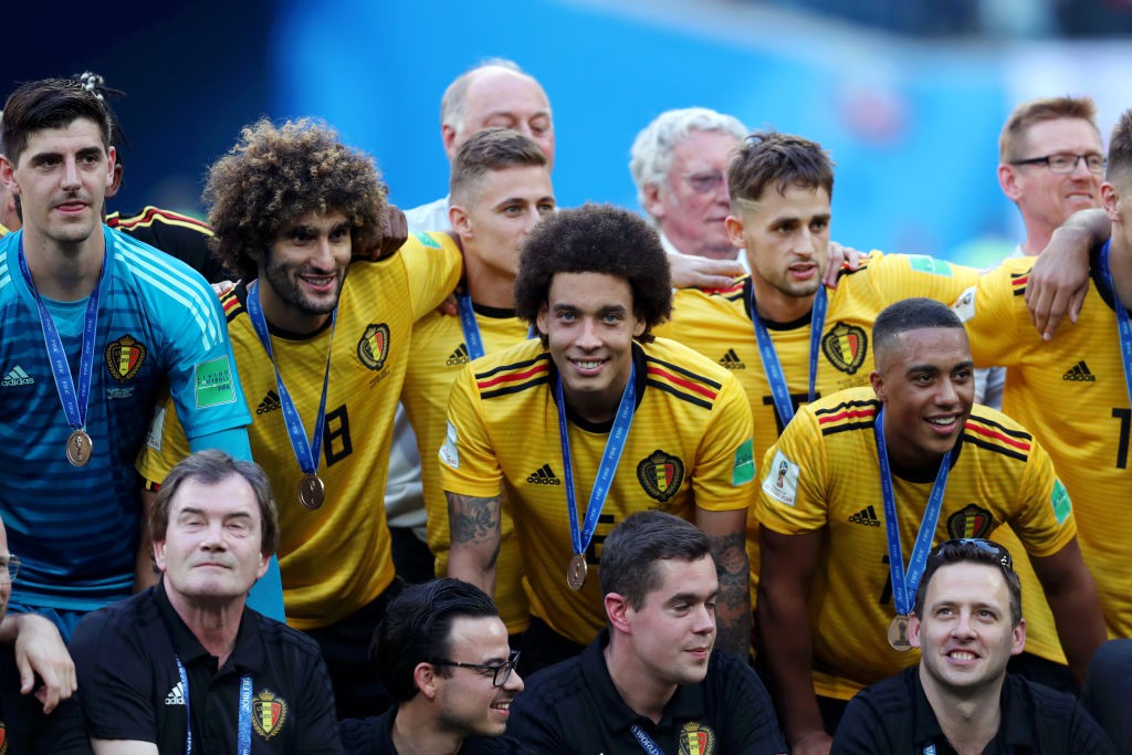 Hazard và đồng đội vui vẻ ăn mừng thành tích tốt nhất lịch sử dự World Cup của ĐT Bỉ - Ảnh 5.