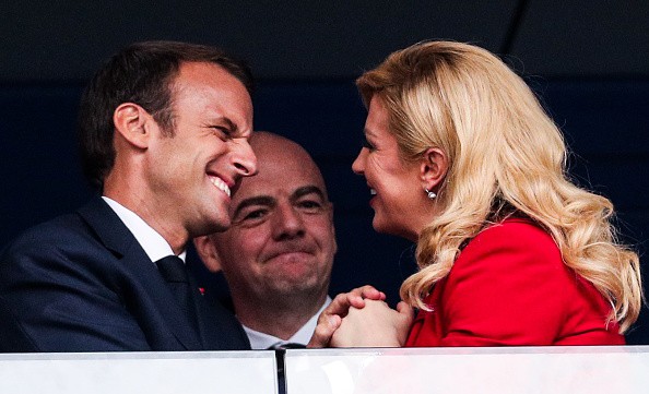 Những khoảnh khắc tình cảm thân mật giữa Tổng thống Pháp và Tổng thống Croatia - Ảnh 3.