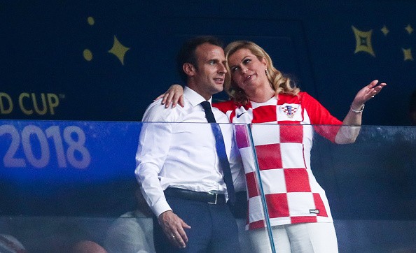 Những khoảnh khắc tình cảm thân mật giữa Tổng thống Pháp và Tổng thống Croatia - Ảnh 8.