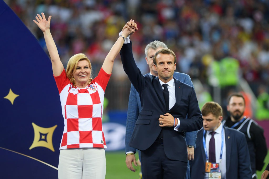 Những khoảnh khắc tình cảm thân mật giữa Tổng thống Pháp và Tổng thống Croatia - Ảnh 12.
