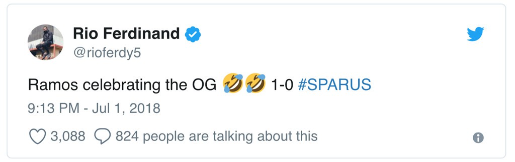Huyền thoại Man Utd mỉa mai Sergio Ramos ăn mừng bàn phản lưới nhà như phát cuồng - Ảnh 1.
