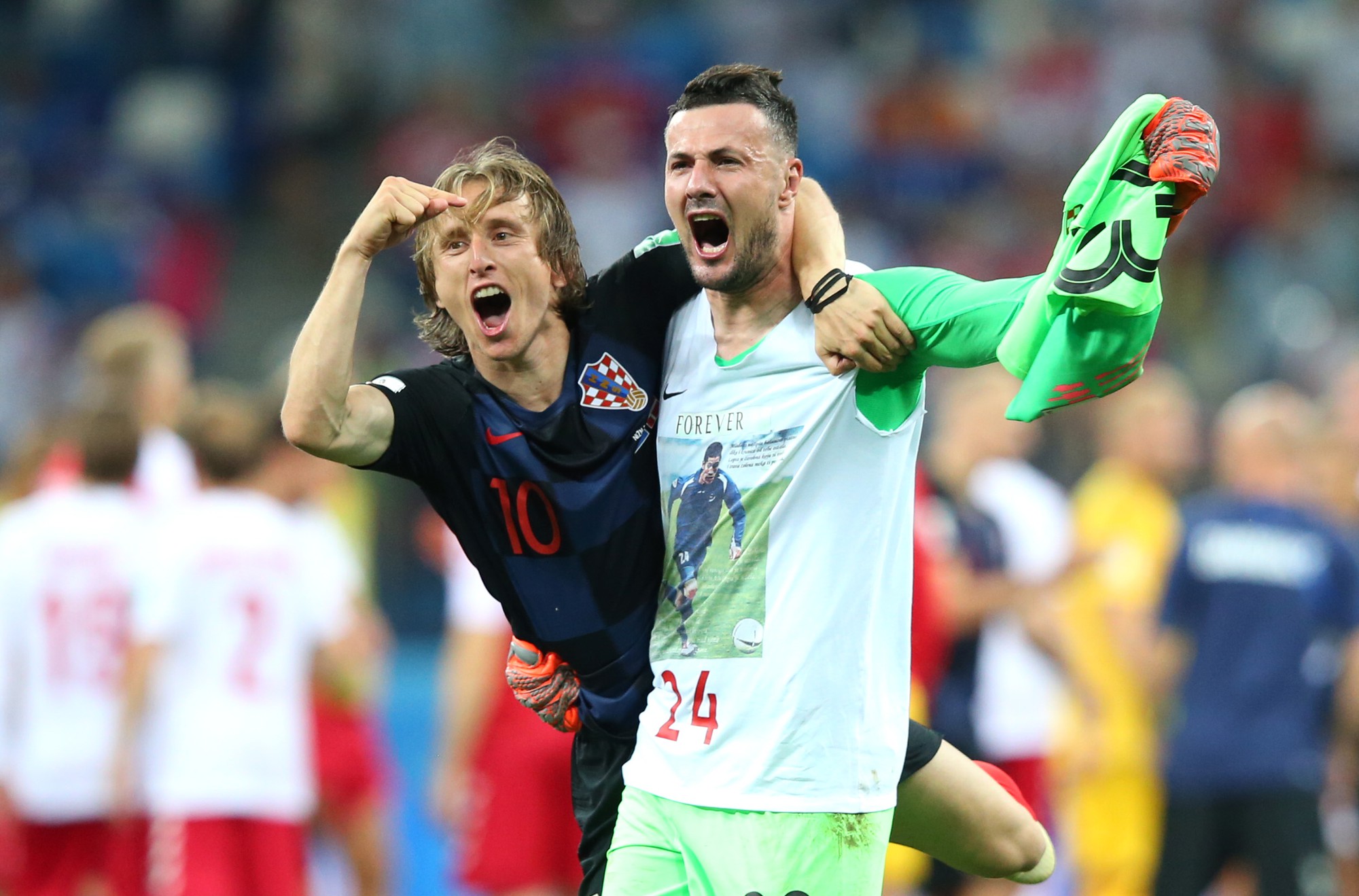 Croatia 1-1 Đan Mạch (3-2 pen): Modric suýt sắm vai tội đồ - Ảnh 1.