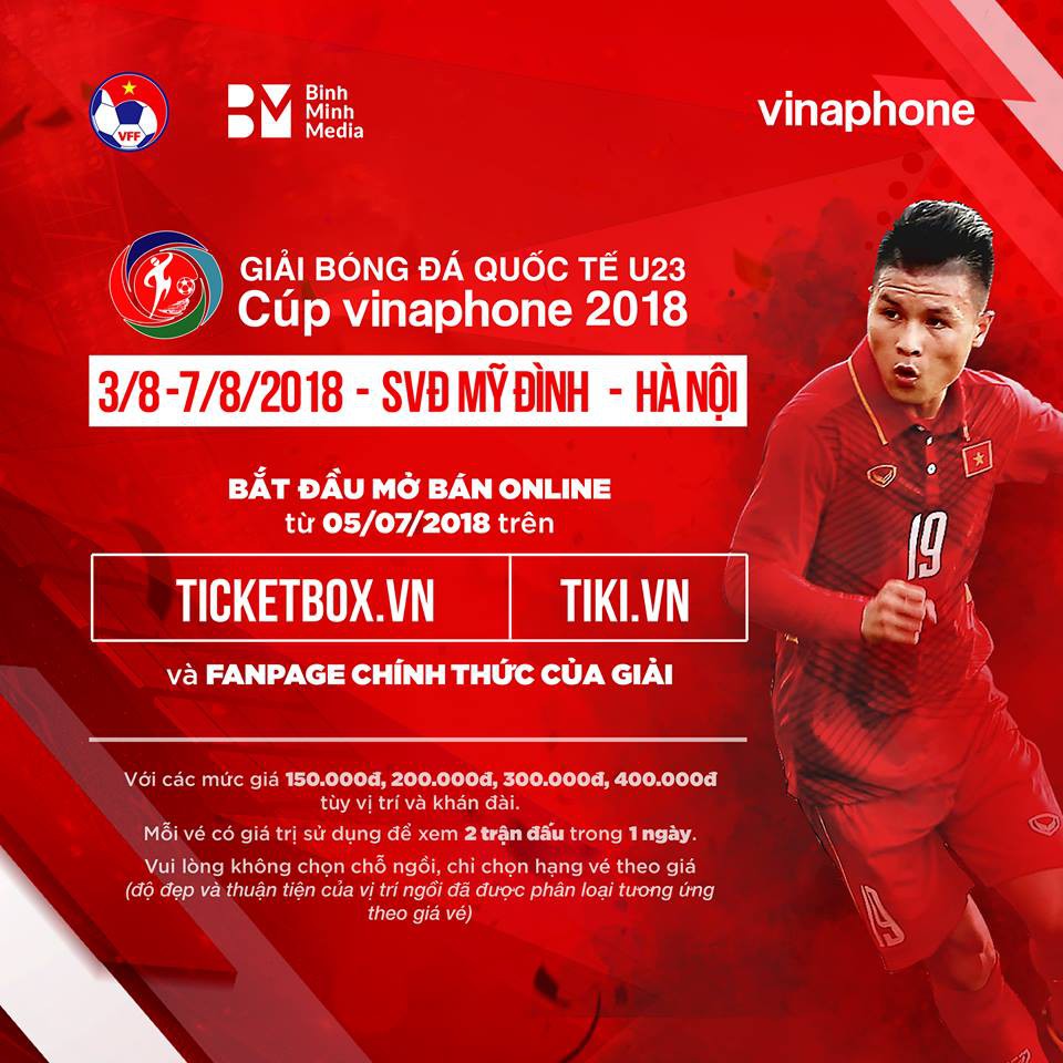 Chính thức: Khán giả Việt Nam đã có thể mua vé xem U23 Việt Nam tranh tài ở giải Tứ Hùng - Ảnh 2.