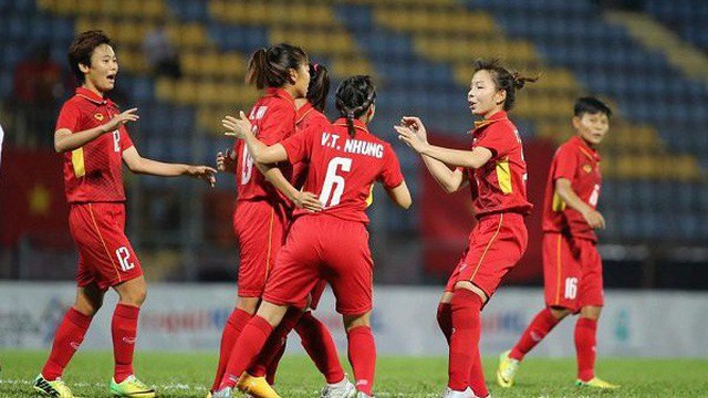 Thắng 4-3 Myanmar, tuyển nữ Việt Nam toàn thắng tại vòng bảng - Ảnh 1.